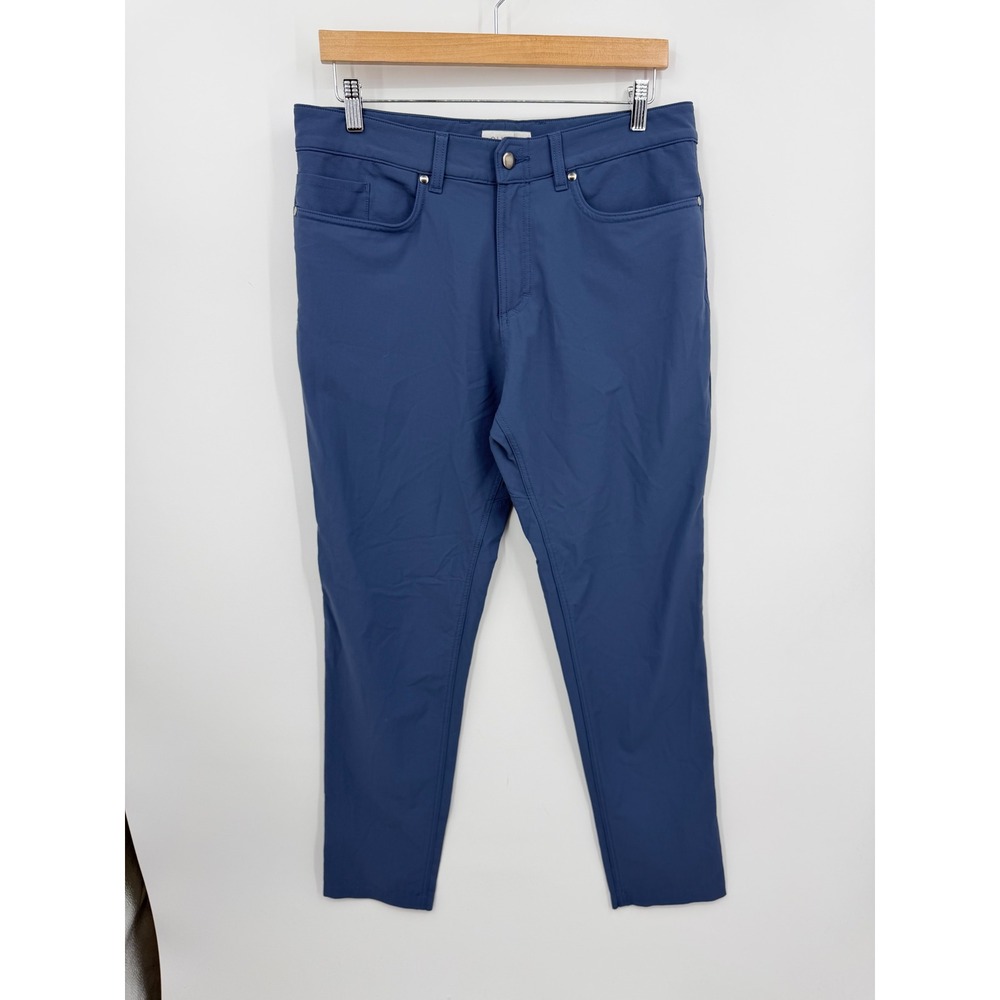 Olivers Passage Pant Mens 32x30 Blue Performance Stretch Tech Trousers